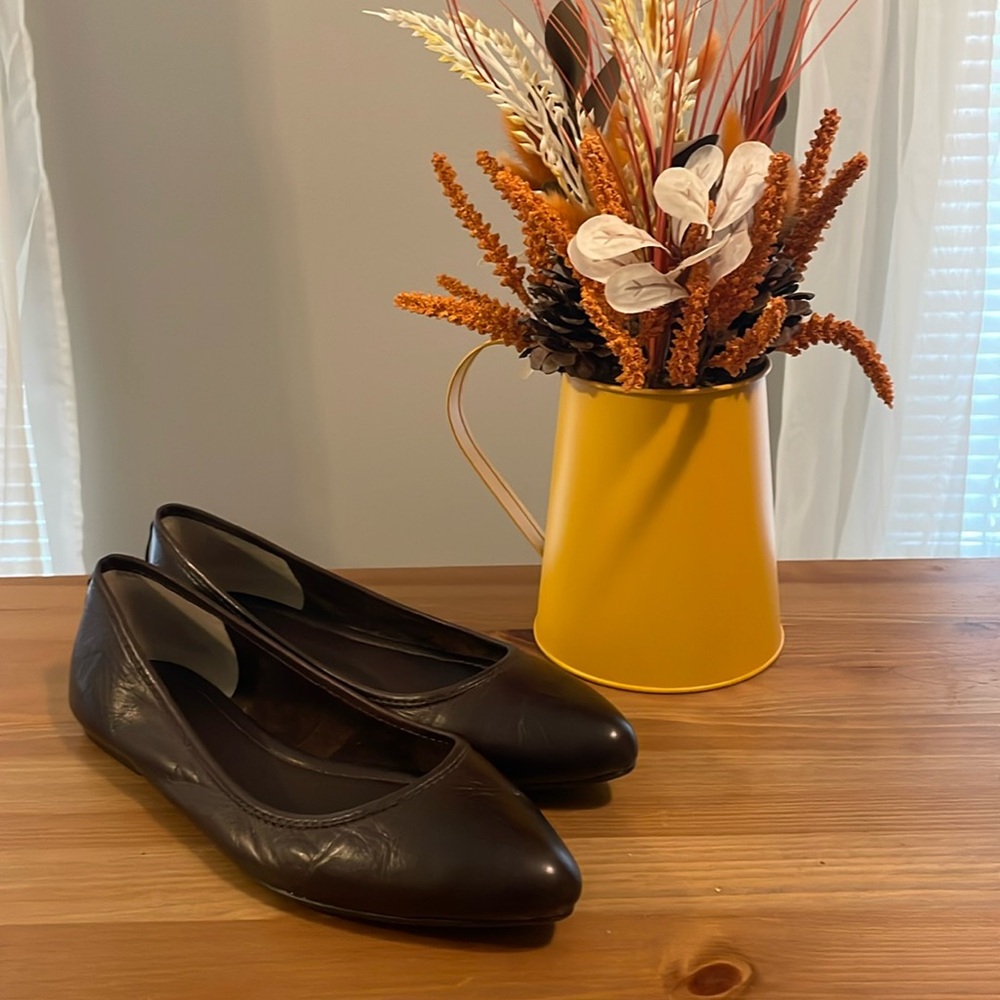Frye Point Toe Flats